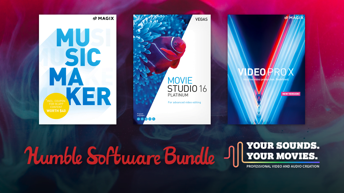 Humble Software Bundle: Professional Video and Audio Creation