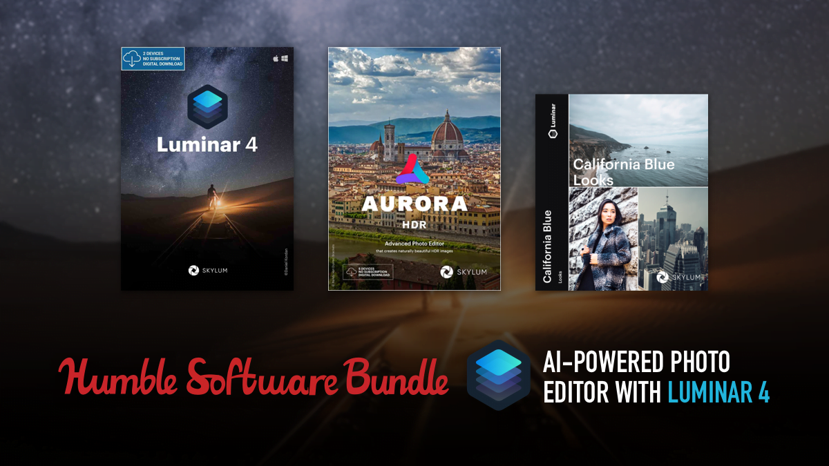 Humble Software Bundle: AI-Powered Photo Editor with Luminar 4
