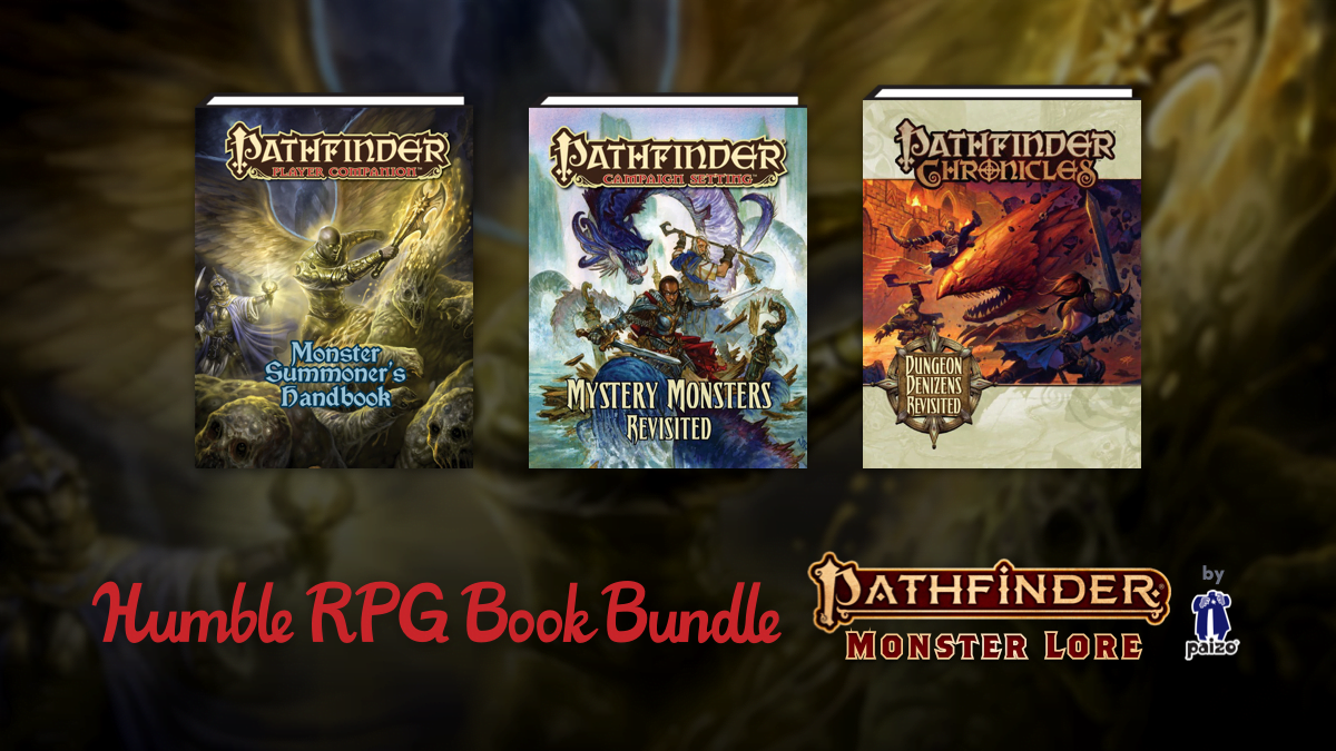 Humble RPG Book Bundle: Pathfinder Monster Lore by Paizo