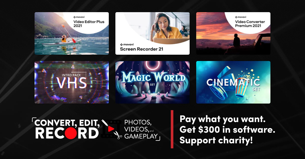 Humble Software Bundle: Convert, Edit, Record Your Photos, Videos and Gameplay Bundle