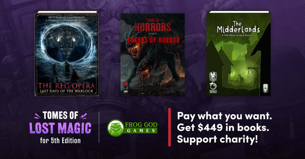 Humble RPG Book Bundle: Tomes of Lost Magic for 5th Edition by Frog God Games Bundle