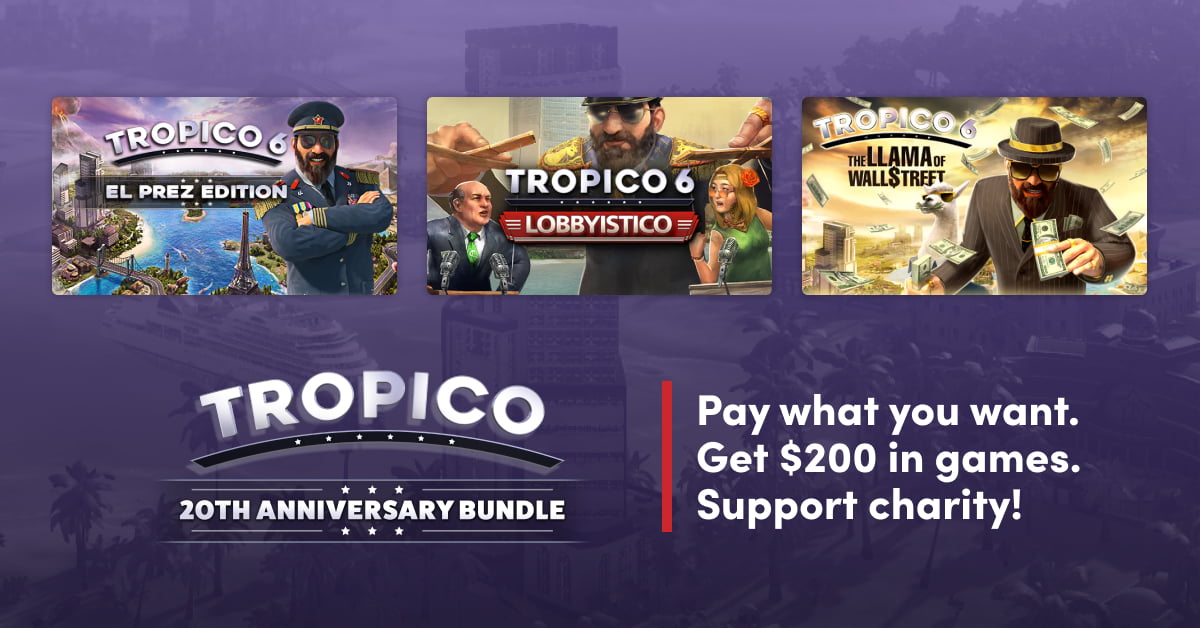 Humble Game Bundle: Tropico 20th Anniversary Bundle