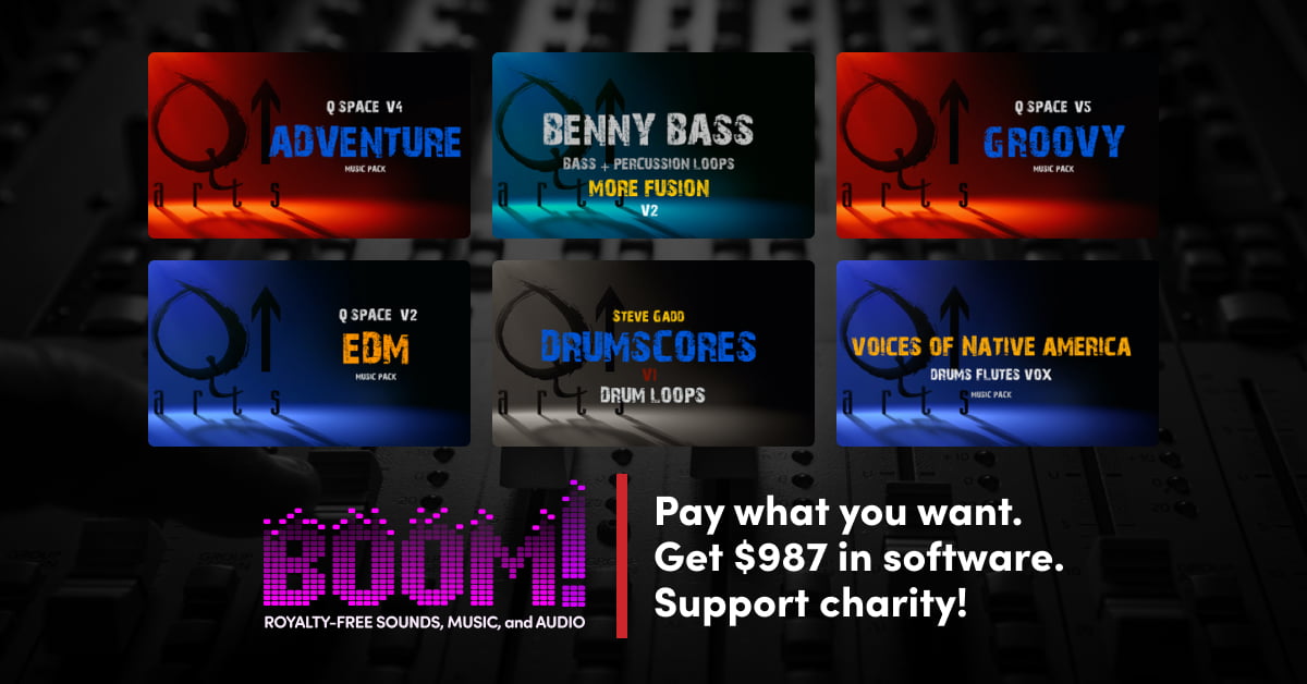 Humble Software Bundle: BOOM Royalty-Free Sounds, Music and Audio Bundle