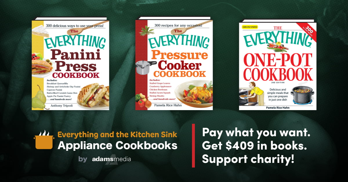 Humble Book Bundle: Everything and the Kitchen Sink Appliance Cookbooks Bundle