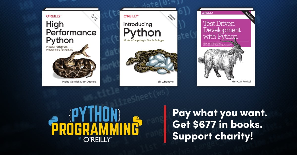 Humble Book Bundle: Python Programming by O’Reilly Bundle