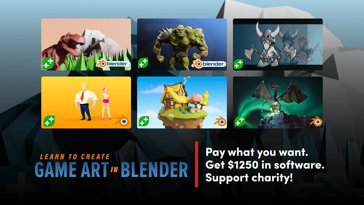 Humble Software Bundle: Learn to Create Game Art in Blender Bundle