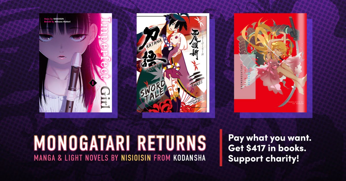 Humble Book Bundle: MONOGATARI Returns: Manga & Light Novels by NISIOISIN from Kodansha Bundle