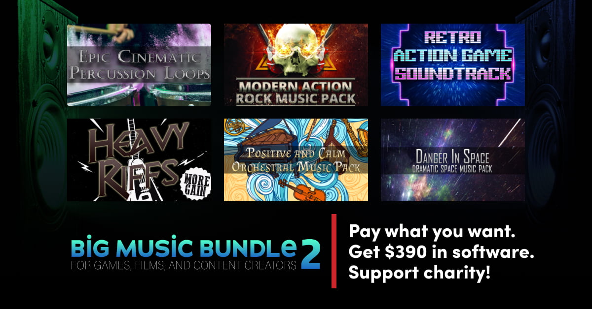 Humble Software Bundle: Big Music Bundle for Games, Films, and Content Creators 2 Bundle
