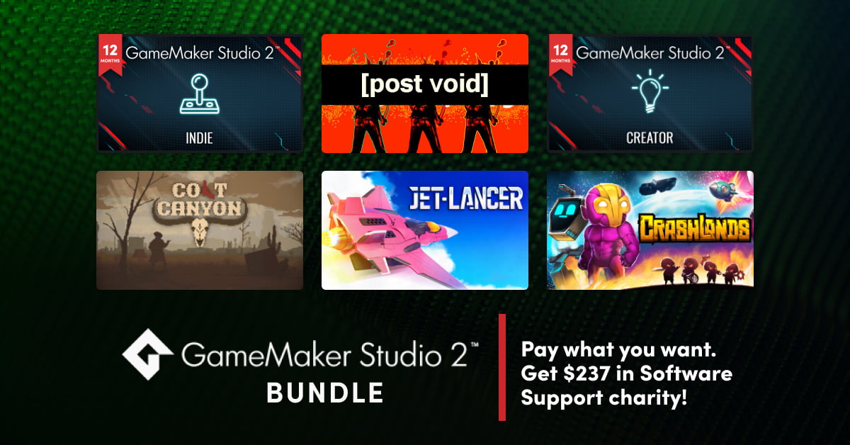 Humble Software Bundle: GameMaker Studio 2 Bundle