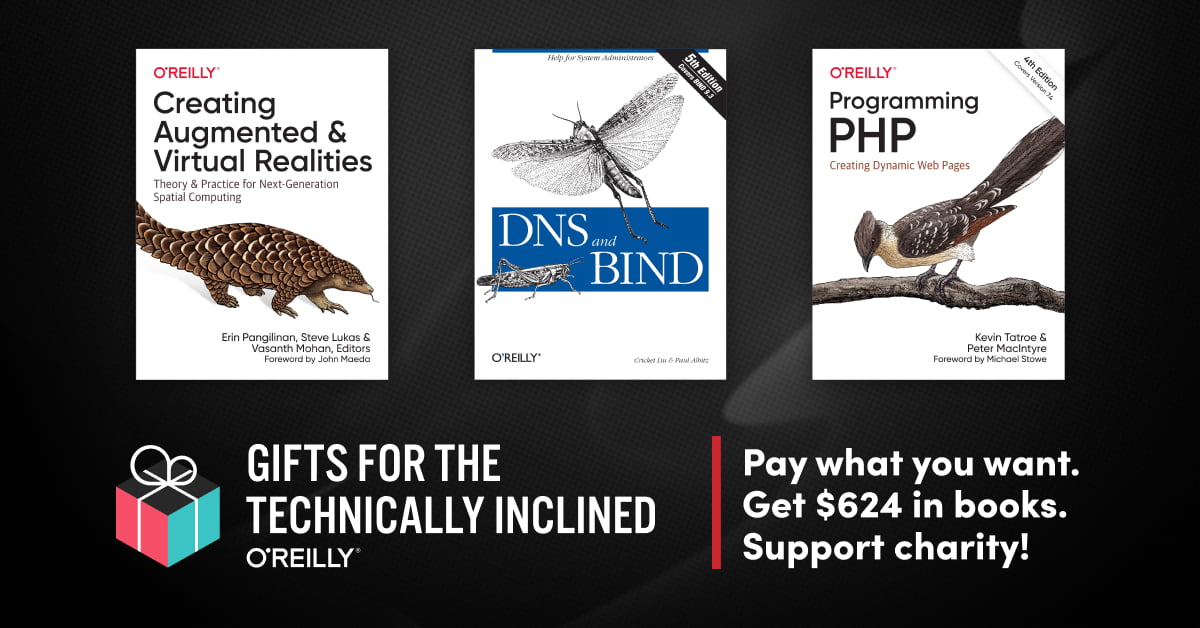 Humble Book Bundle: Gifts for The Technically Inclined by O’Reilly Bundle