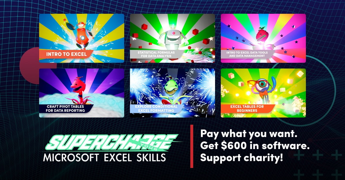 Humble Software Bundle: Supercharge Your Microsoft Excel Skills Bundle
