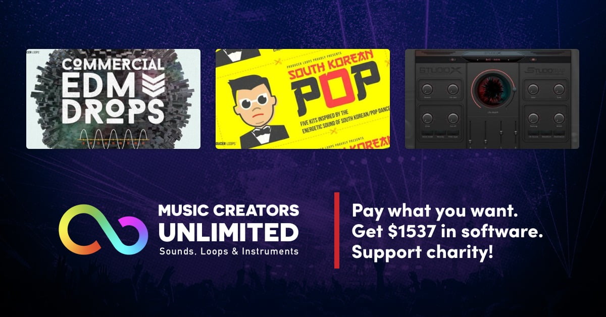 Humble Software Bundle: Music Creators Unlimited-Sounds, Loops and Instruments Bundle