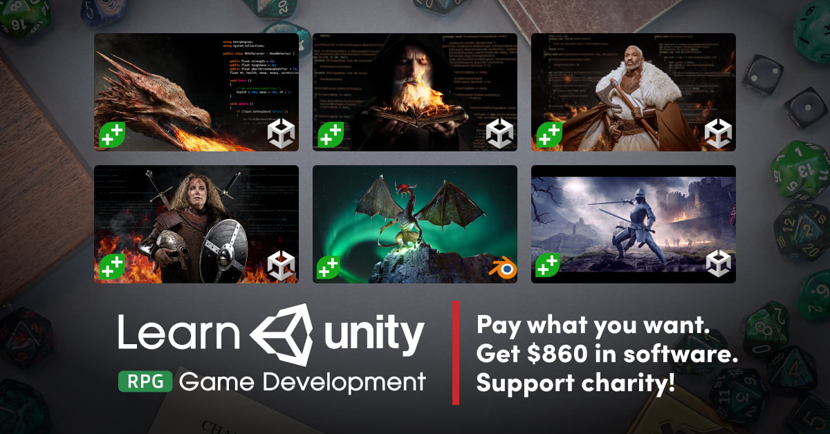 Humble Software Bundle: Learn Unity RPG Game Development Bundle