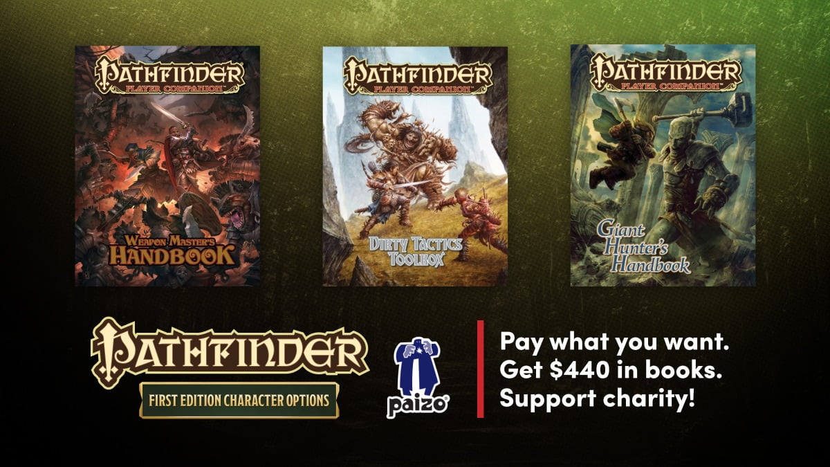 Humble RPG Book Bundle: Pathfinder First Edition Character Options from Paizo Inc. Bundle