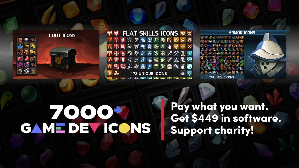 Humble Software Bundle: 7000 Game Dev Icons ReBundle