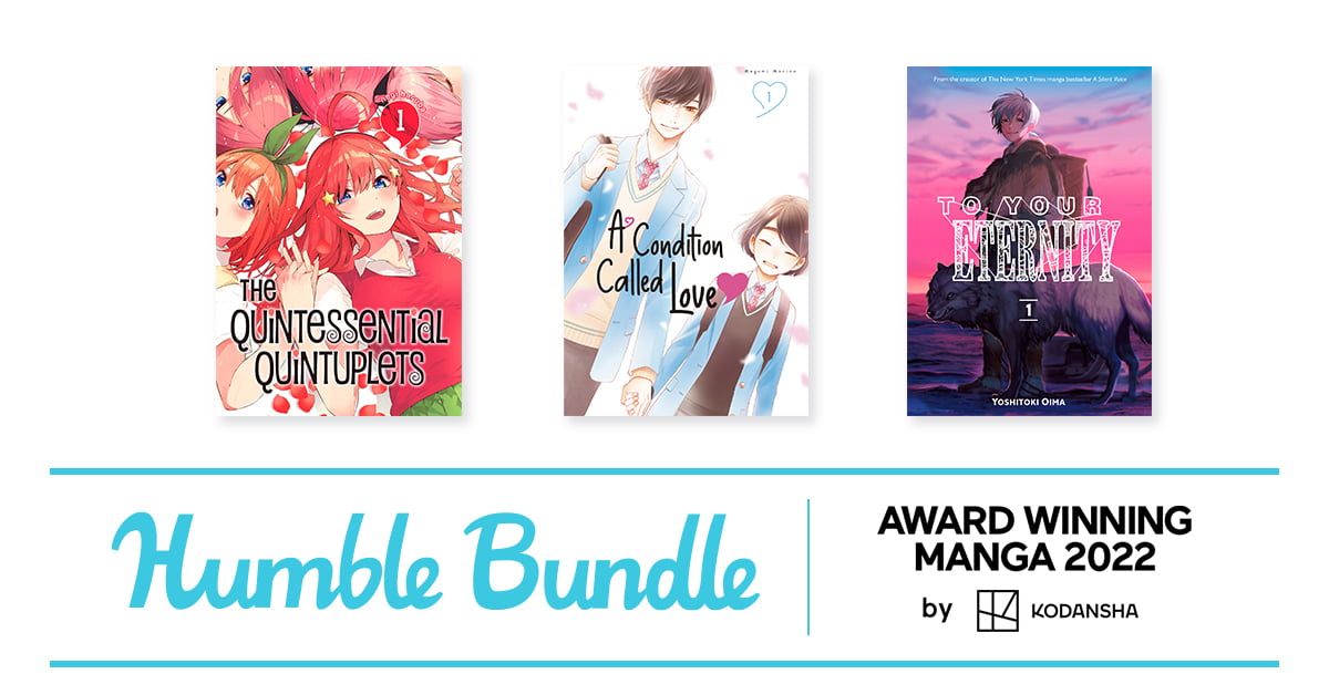 Humble Comic Bundle: Award Winning Manga 2022 by Kodansha Comics Bundle