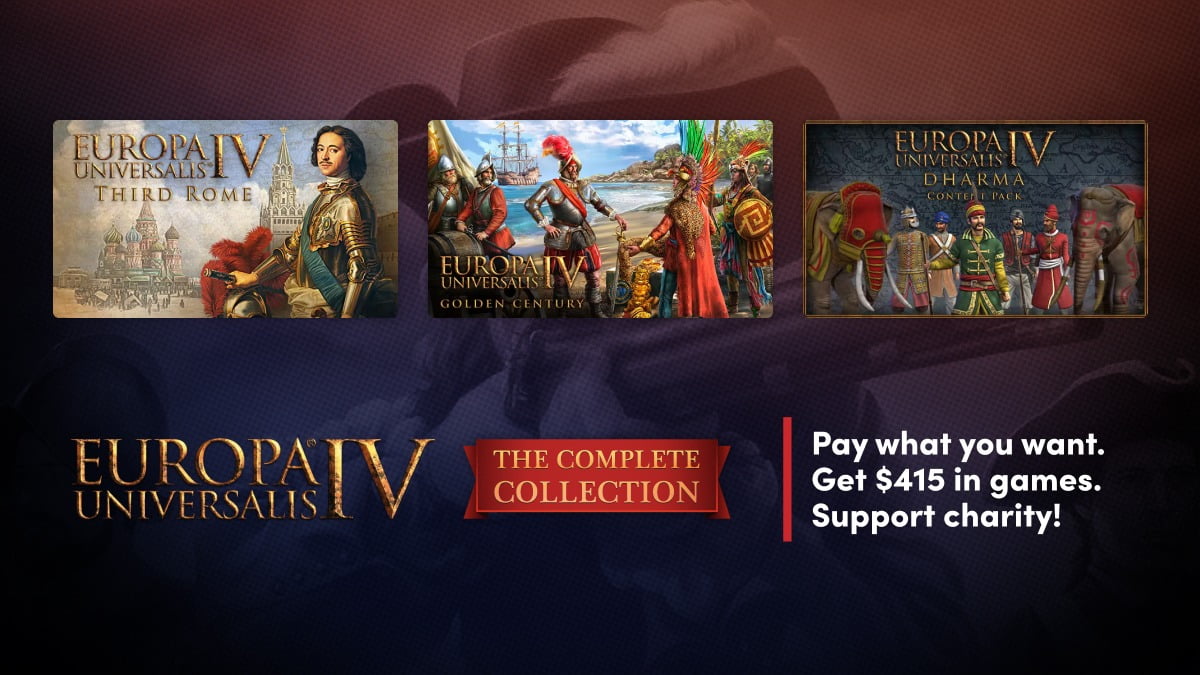Humble Game Bundle: Europa Universalis IV Complete Bundle