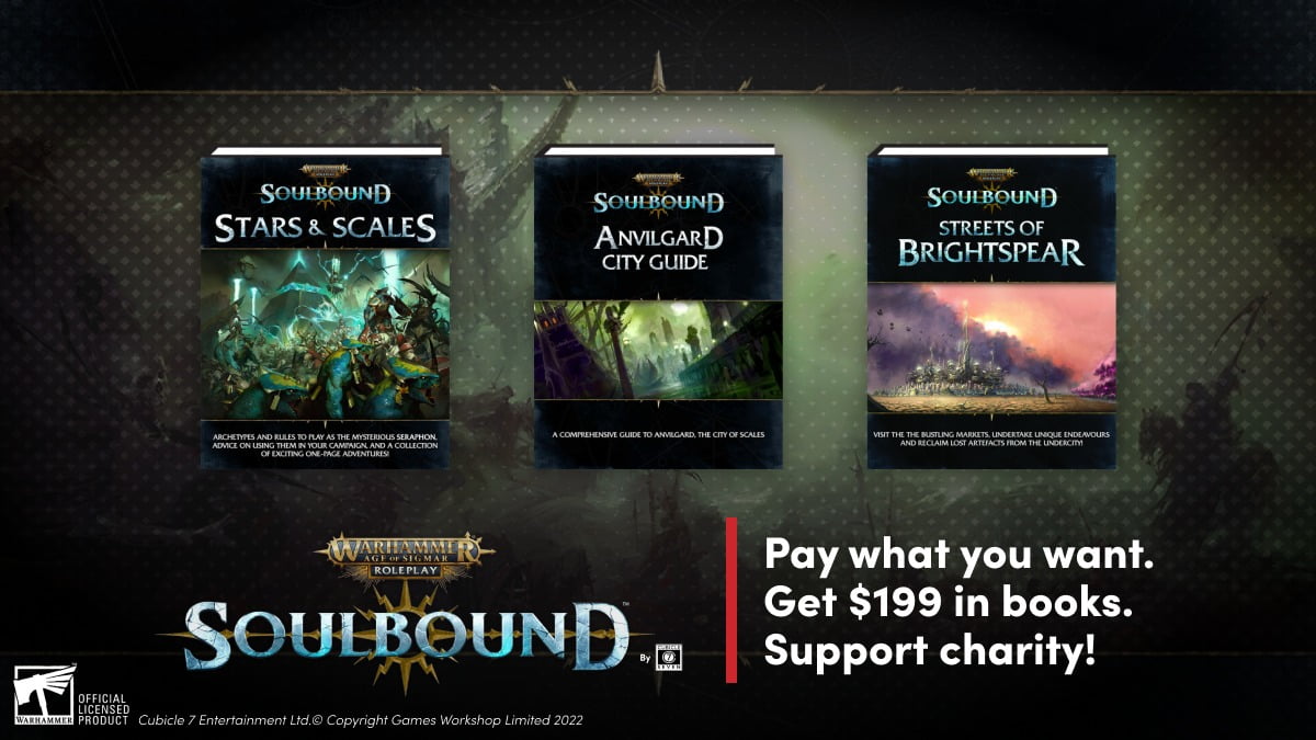 Humble RPG Book Bundle: Warhammer Age of Sigmar – Soulbound by Cubicle 7 Bundle