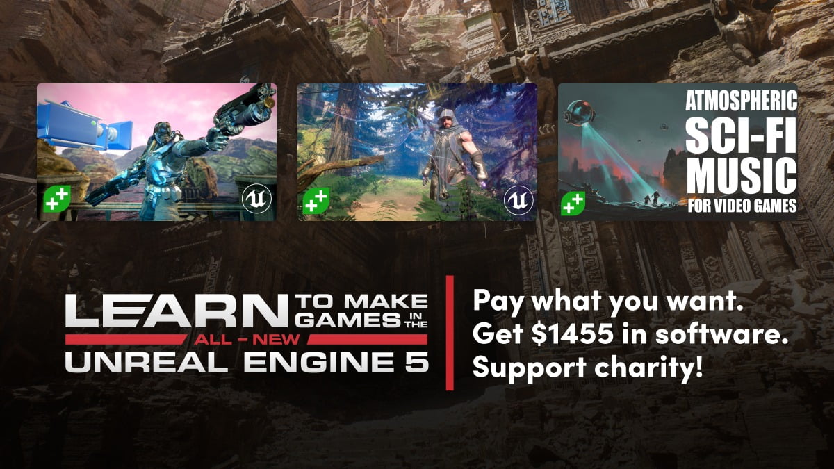 Humble Software Bundle: Learn to Create Games in The All-New Unreal Engine 5 Bundle