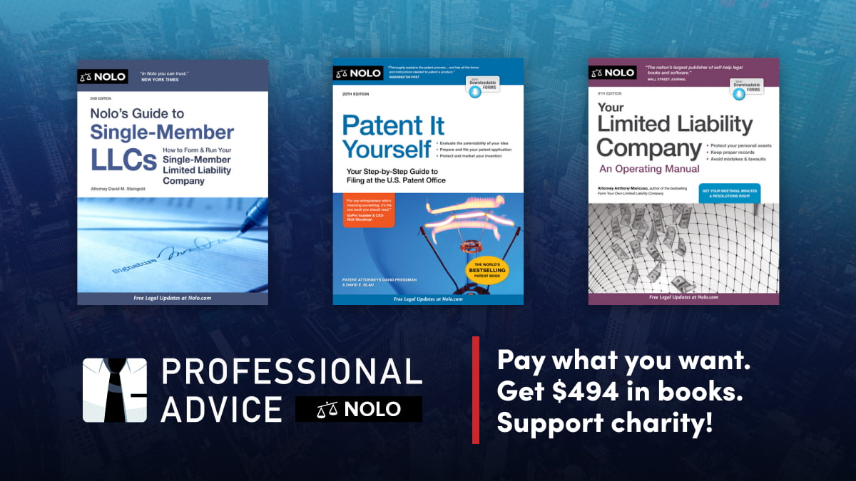 Humble Book Bundle: Professional Advice by Nolo Bundle