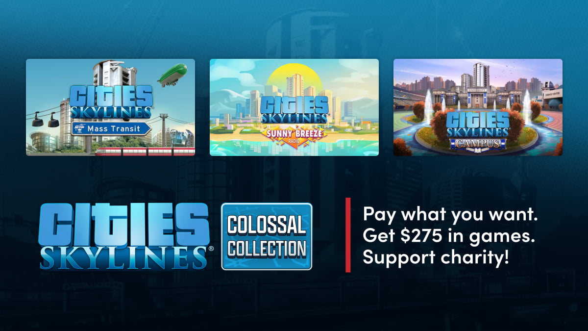 Humble Game Bundle: Cities Skylines – Colossal Collection Bundle