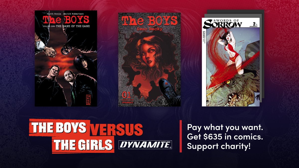 Humble Comics Bundle: The Boys Versus The Girls By Dynamite