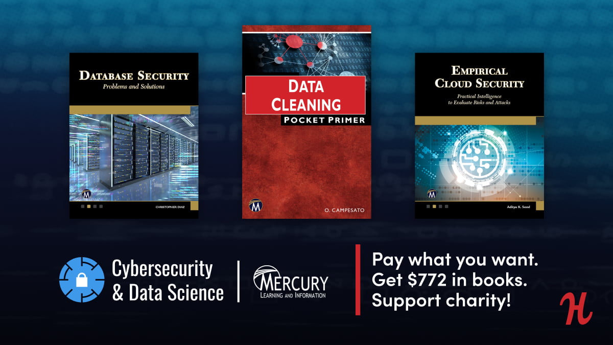 Humble Book Bundle: Cybersecurity & Data Science by Mercury Learning