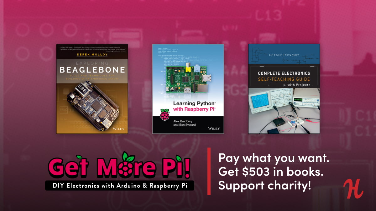 Humble Tech Book Bundle: Get More Pi! DIY Electronics w/ Arduino & Raspberry Pi