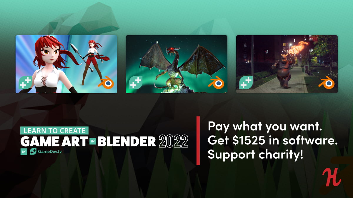 Humble Software Bundle: Learn to Create Game Art in Blender Bundle 2022