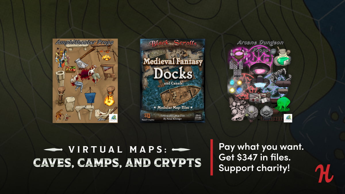 Humble Book Bundle: Virtual Maps : Caves, Camps, and Crypts Bundle