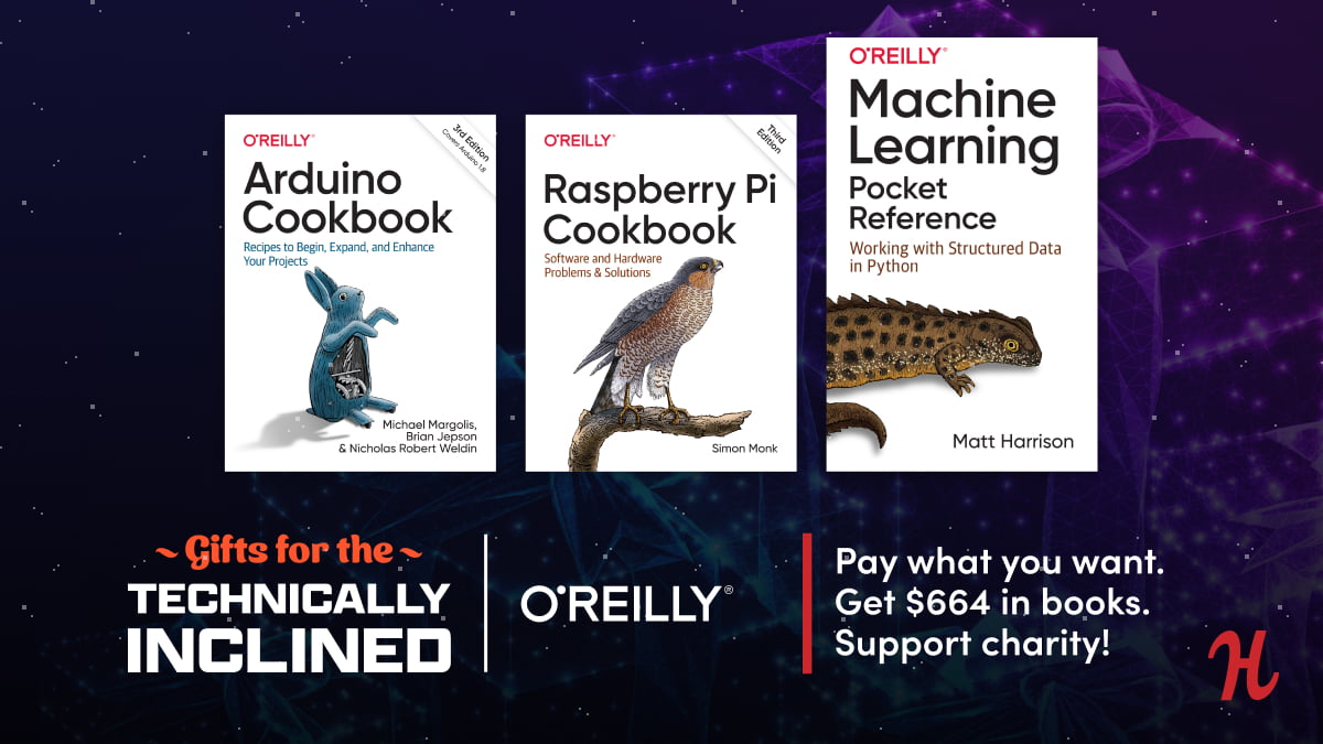 Humble Book Bundle: Gifts For The Technically Inclined by O’Reilly Bundle