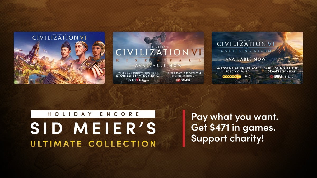 Humble Game Bundle: Sid Meier’s Ultimate Collection – Holiday Encore Bundle