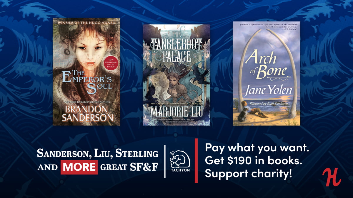 Humble Book Bundle: Sanderson, Liu, Sterling, and More Great SF and F from Tachyon Bundle