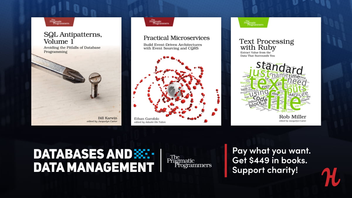 Humble Book Bundle: Databases and Data Management by Pragmatic Bundle