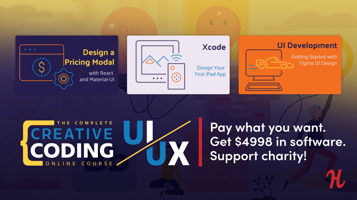 Humble Software Bundle: The Complete Creative Coding UI / UX Online Course Bundle