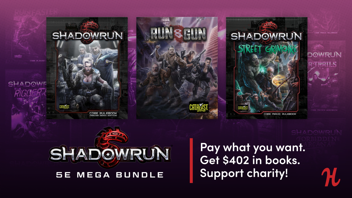 Humble Book Bundle: Shadowrunner 5E Mega Bundle