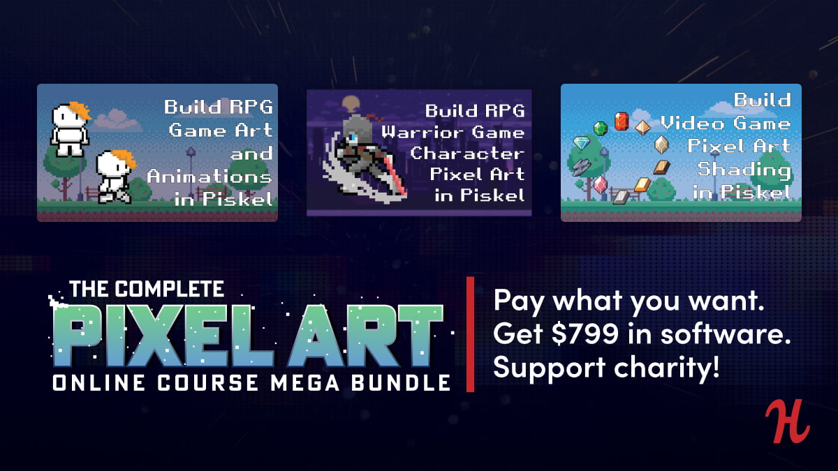 Humble Software Bundle: The Complete Pixel Art Online Course Mega Bundle