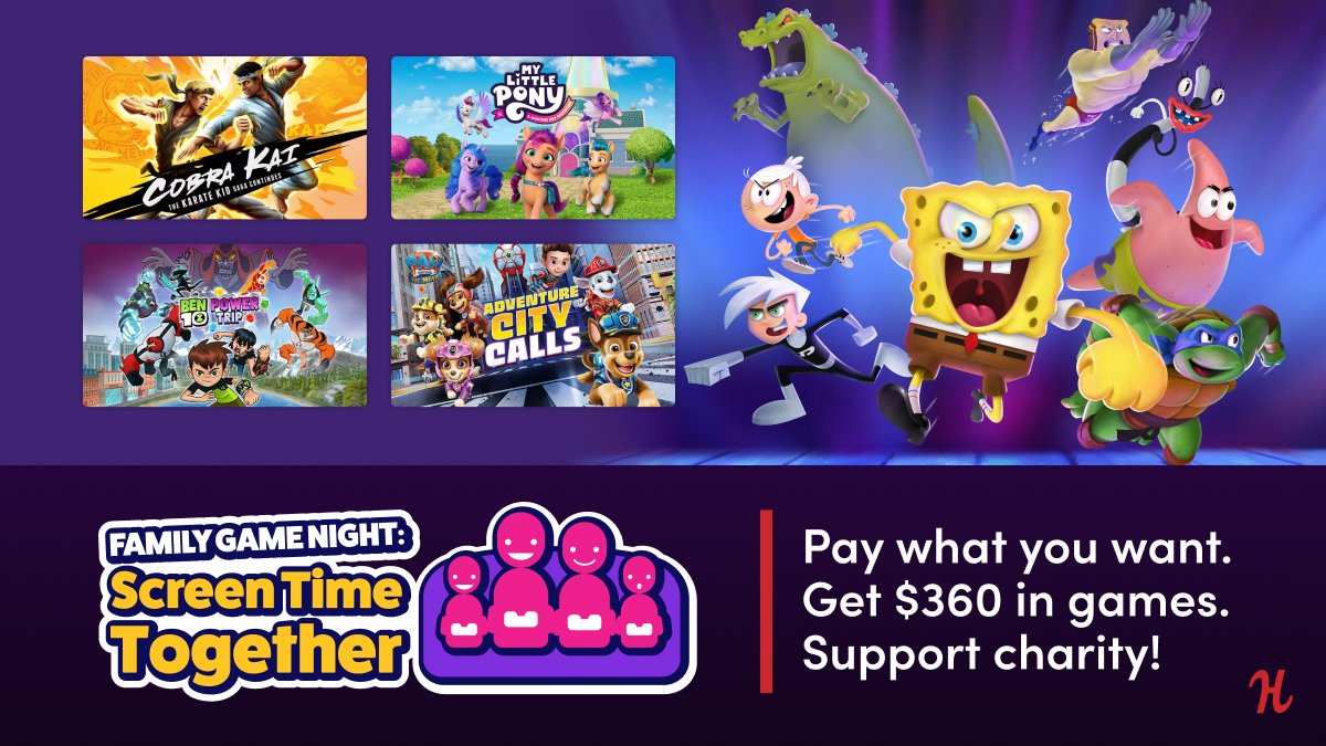 Humble Game Bundle: Shared Screen Time: Family Game Night Bundle